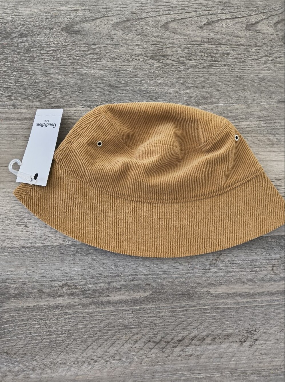 Goodfellow & Co Men's Caramel Ribbed Bucket Hat